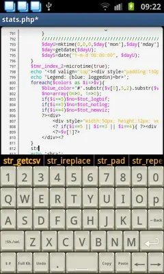 Programmer Keyboard android App screenshot 3